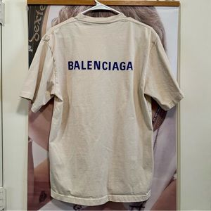 Balenciaga Logo-Print Cotton T-shirt OFFERS WELCOME